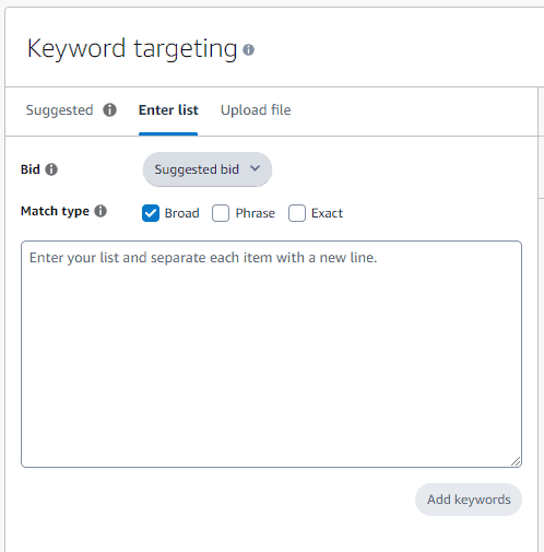 keyword targeting